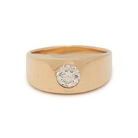 YELLOW GOLD AND DIAMOND RING