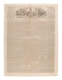 [SLAVERY & ABOLITION]. Four issues of The Liberator , Boston, MA, comprising: