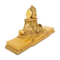 A Large Swedish Giltwood Bracket with Neptune