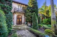 A Louis XVI Style Painted and Parcel Gilt Side Table