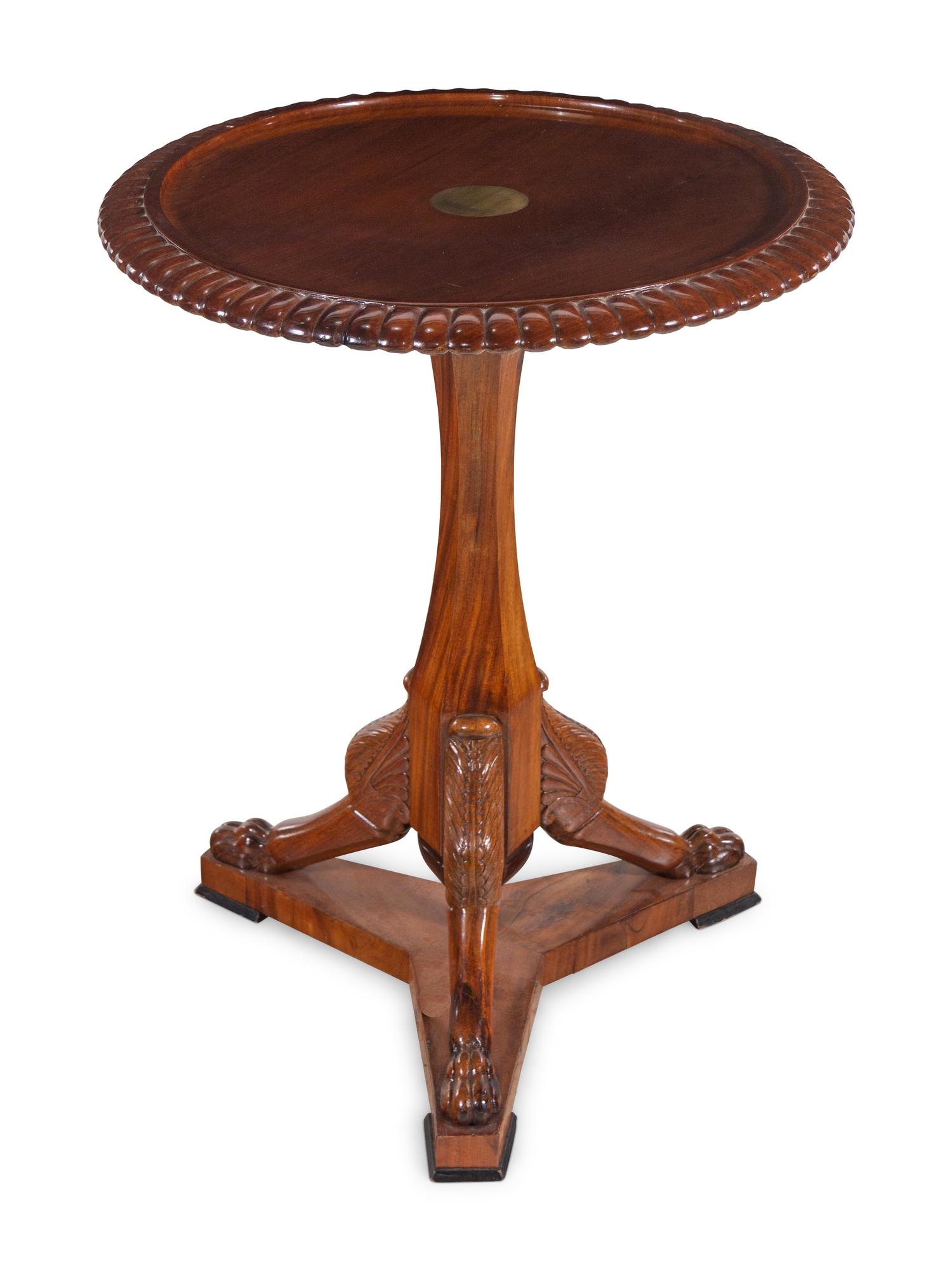 A Northern European Mahogany Pedestal Table