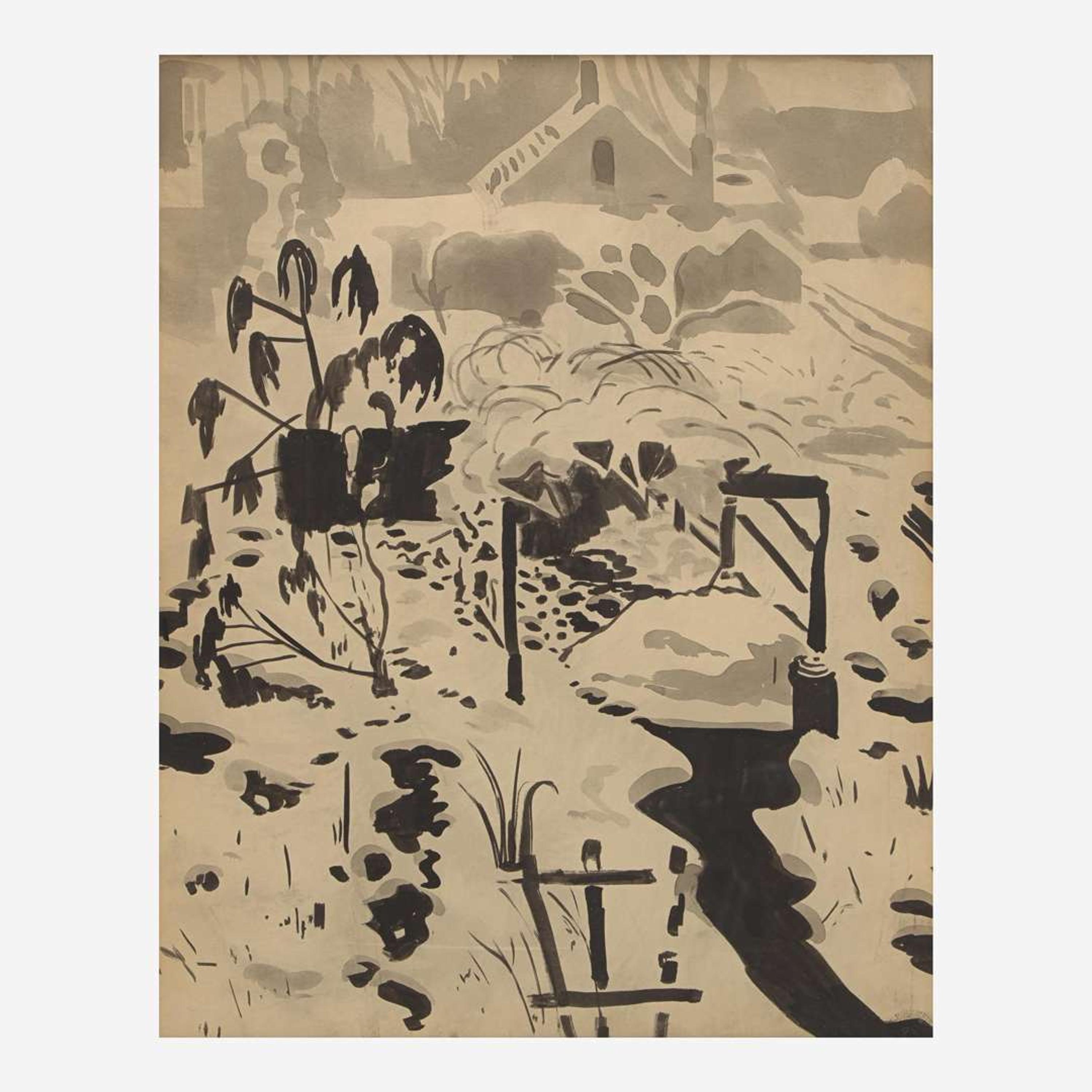 Charles Burchfield (American, 1893–1967) Winter Landscape