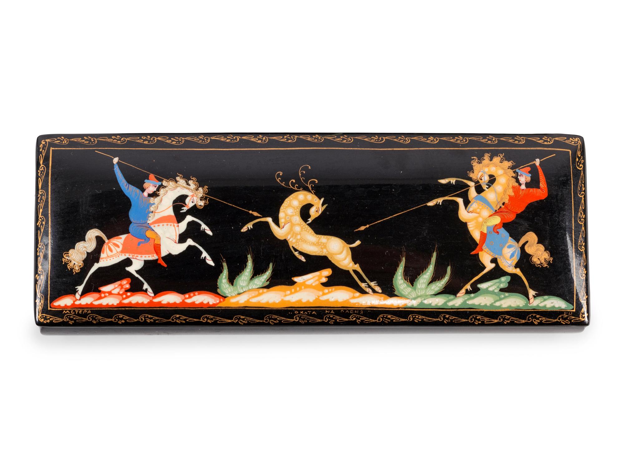 Fourteen Russian Lacquer Boxes