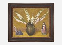 Emma Fordyce MacRae (American, 1887-1974) - Foxgloves in Cloisonné Pot