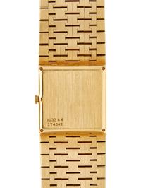 PIAGET, REF. 9133A6 18K YELLOW GOLD AND TIGER'S EYE WATCH