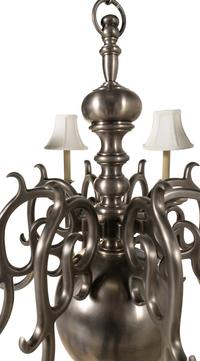 A Dutch Baroque Style Eight-Light Chandelier
