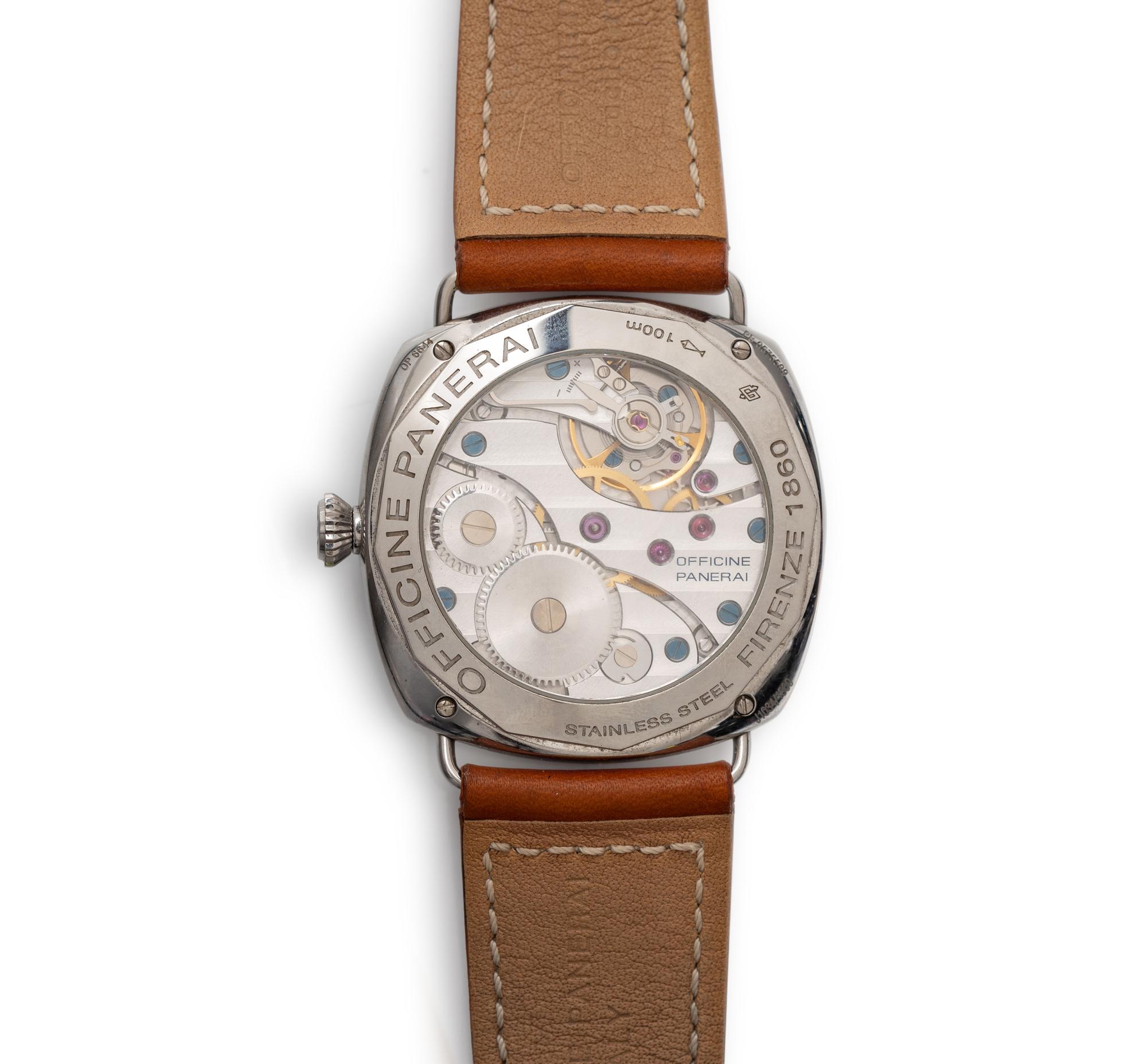 PANERAI, STAINLESS STEEL 'RADIOMIR BLACK SEAL' WATCH