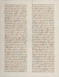 [MANUSCRIPT LEAF -- BIBLE]. One leaf on vellum, in Latin. France, ca 14th century.