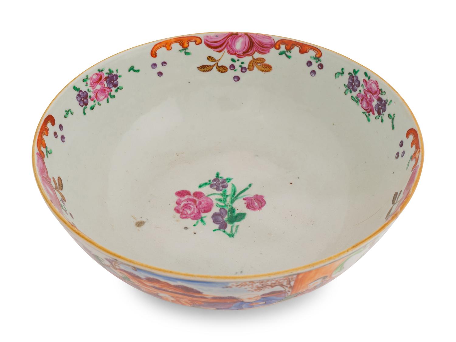 A Chinese Export Rose Canton Porcelain Bowl — 18TH/19TH CENTURY