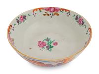 A Chinese Export Rose Canton Porcelain Bowl — 18TH/19TH CENTURY