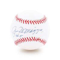 A Joe DiMaggio Signed and Inscribed #5 Official American League Baseball