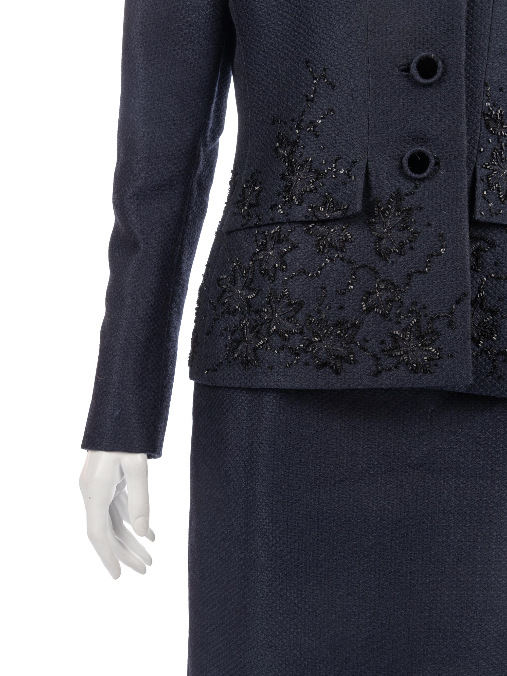 Two Jacket Ensembles, 1980-90s: Oscar de la Renta & Orrier's