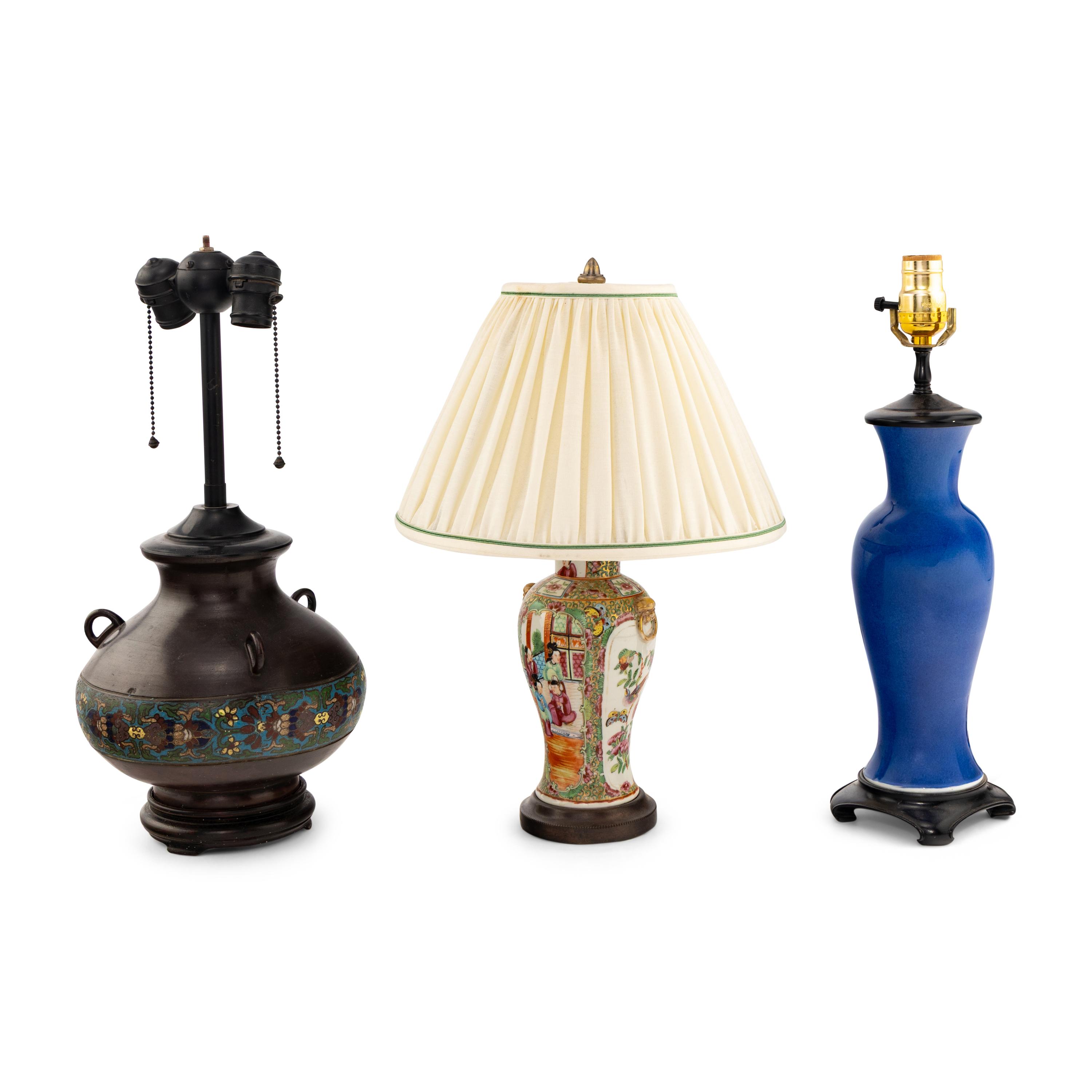 Three Chinese Lamps