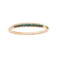 VICTORIAN, COLLECTION OF TURQUOISE AND DIAMOND BANGLE BRACELETS