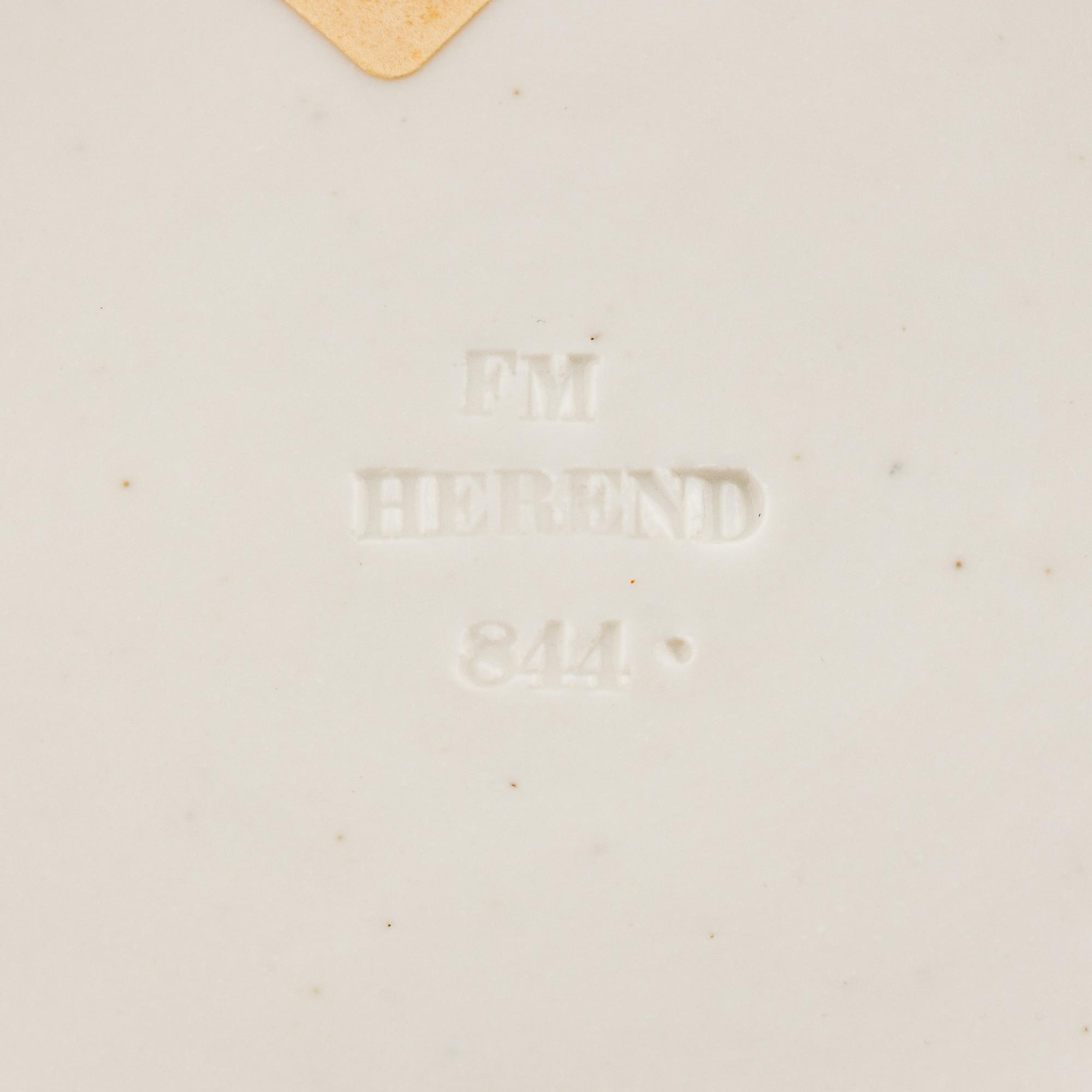 A Pair of Herend Porcelain Plates