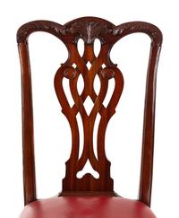 A Maitland-Smith Georgian Style Mahogany Side Chair