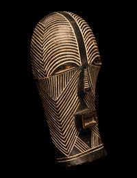 A Songye Wood Female Mask (Kifwebe)