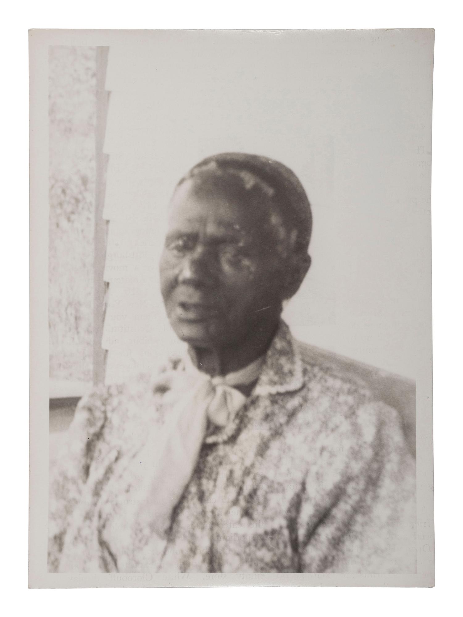 [SLAVERY] -- [RECONSTRUCTION]. Small archive of photographs and documents associated with Fannie "Cook" Sims (ca 1850-1943), a freed woman who worked as a domestic laborer in Chester County, South Carolina.