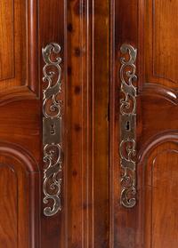 A Louis XV Provincial Walnut Armoire