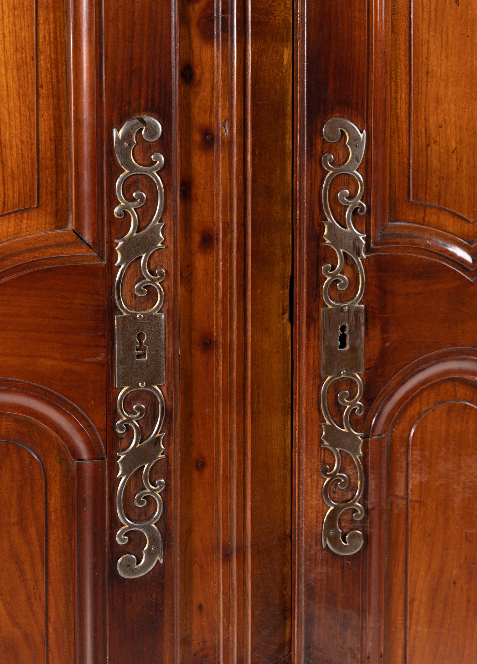 A Louis XV Provincial Walnut Armoire