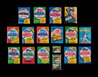 A Large Collection of Assorted Sealed Unopened Topps, O-Pee-Chee, and Fleer Baseball Wax Packs (18)
