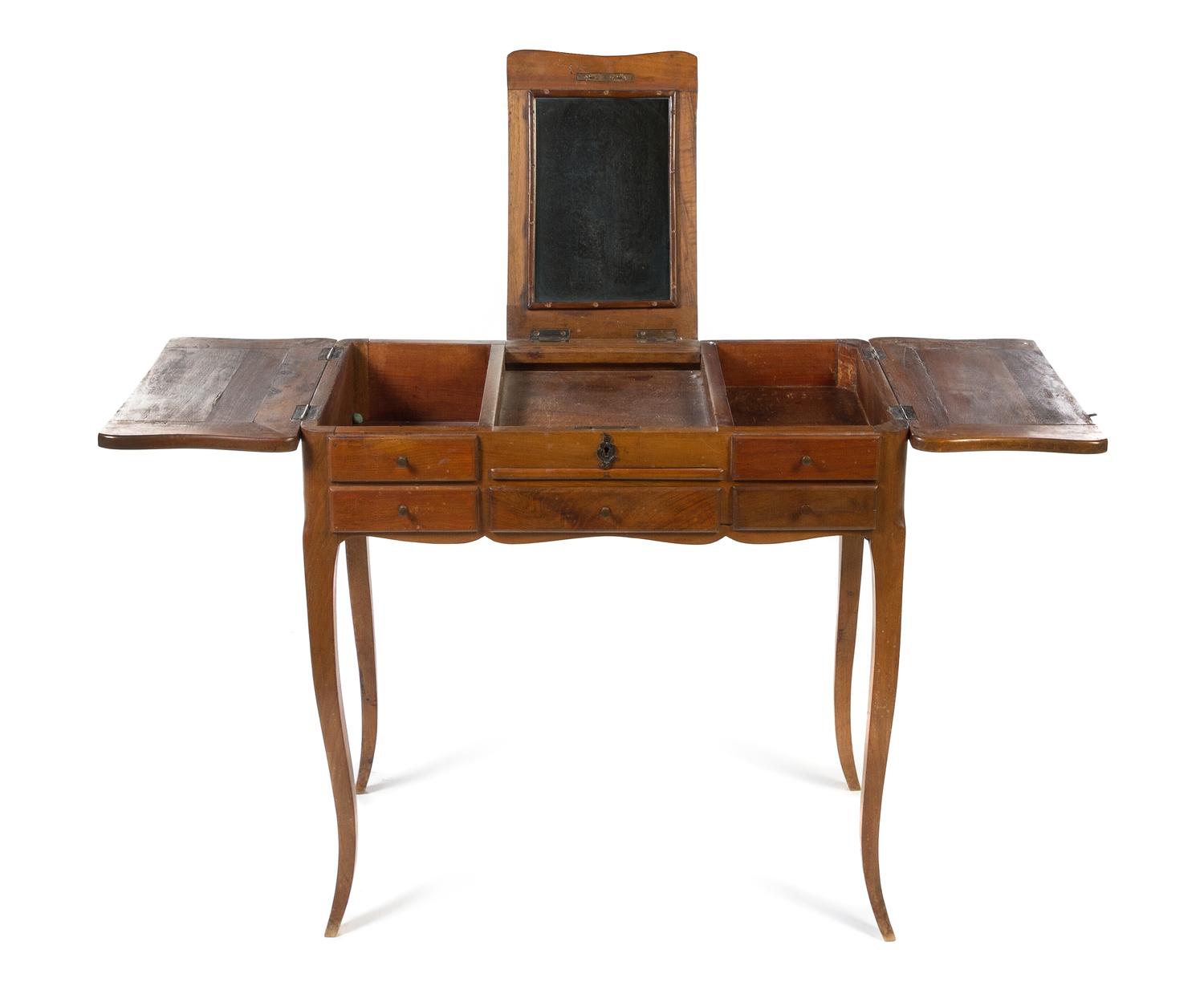 A Louis XV Style Poudreuse Height 28 x width 29 1/2 x depth 16 3/4 inches. — 19TH/20TH CENTURY