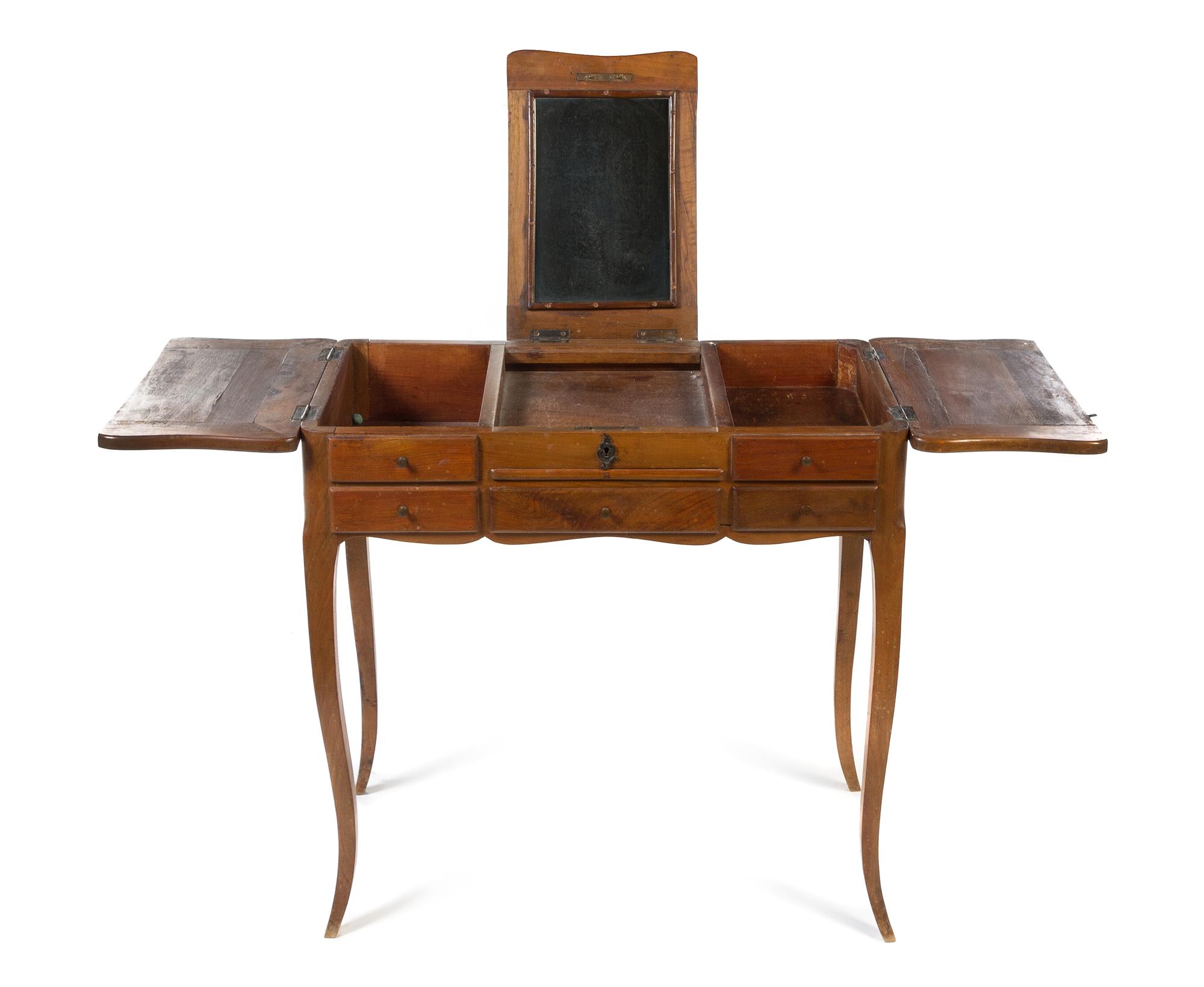 A Louis XV Style Poudreuse Height 28 x width 29 1/2 x depth 16 3/4 inches. — 19TH/20TH CENTURY