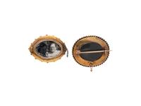 VICTORIAN, COLLECTION OF YELLOW GOLD AND GEMSTONE BROOCHES