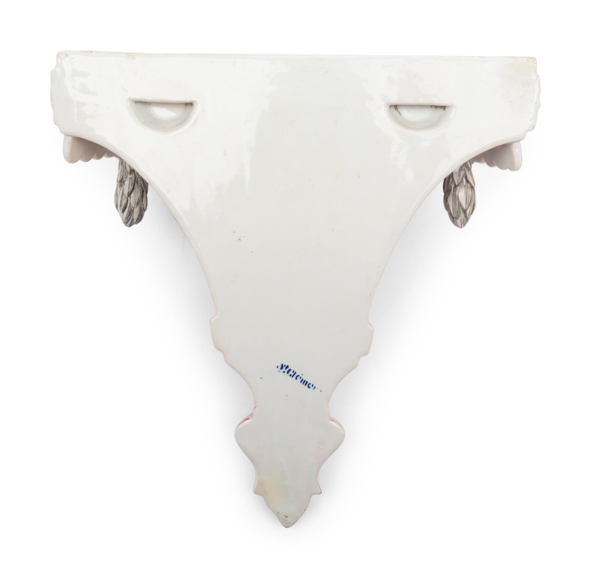 A French Faïence Wall Pocket