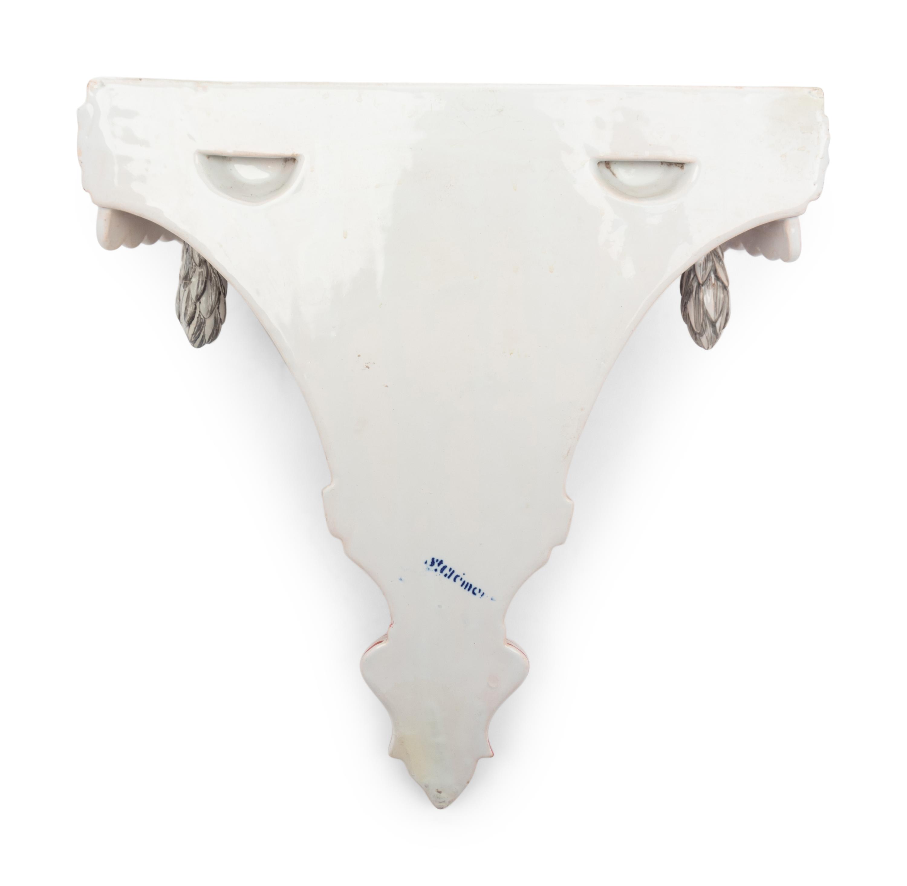 A French Faïence Wall Pocket