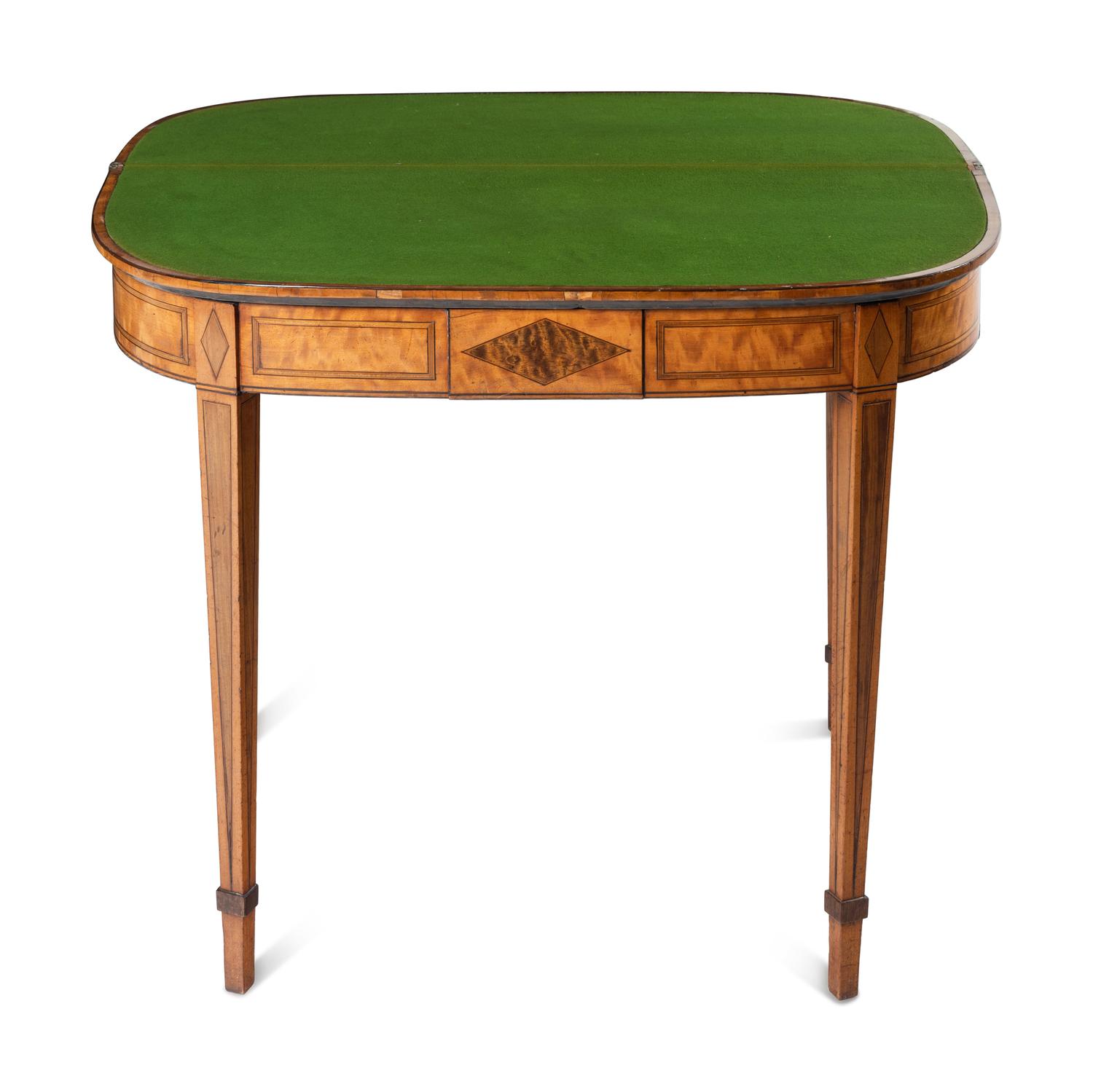 A George III Various Woods Flip-Top Game Table