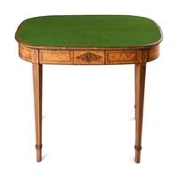 A George III Various Woods Flip-Top Game Table