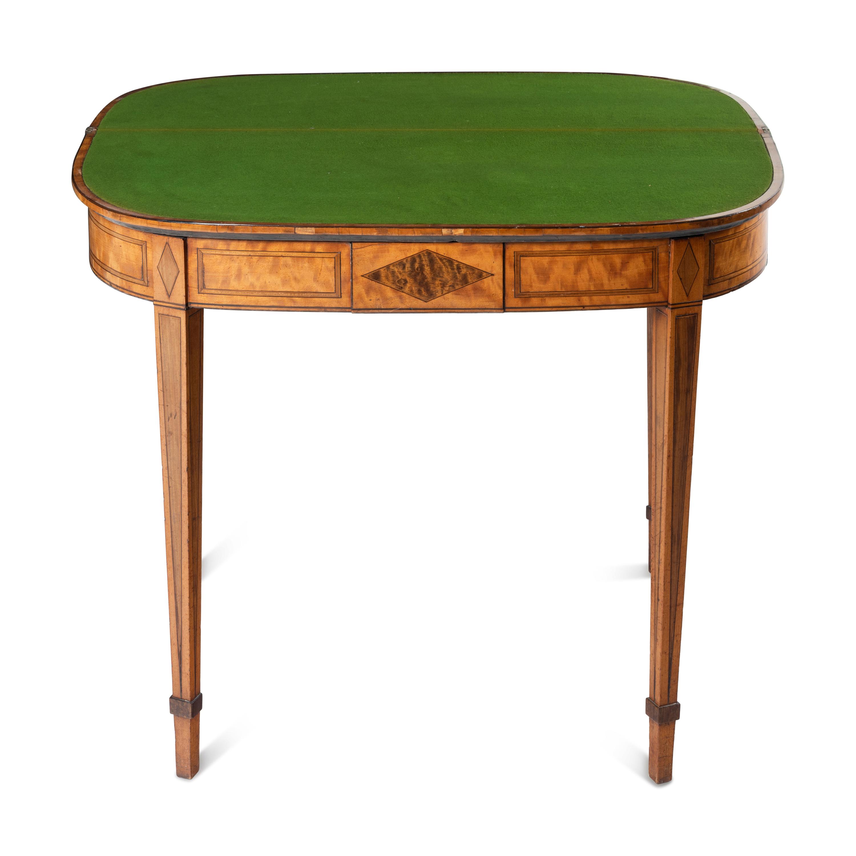 A George III Various Woods Flip-Top Game Table