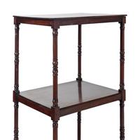 An English Mahogany Etagere
