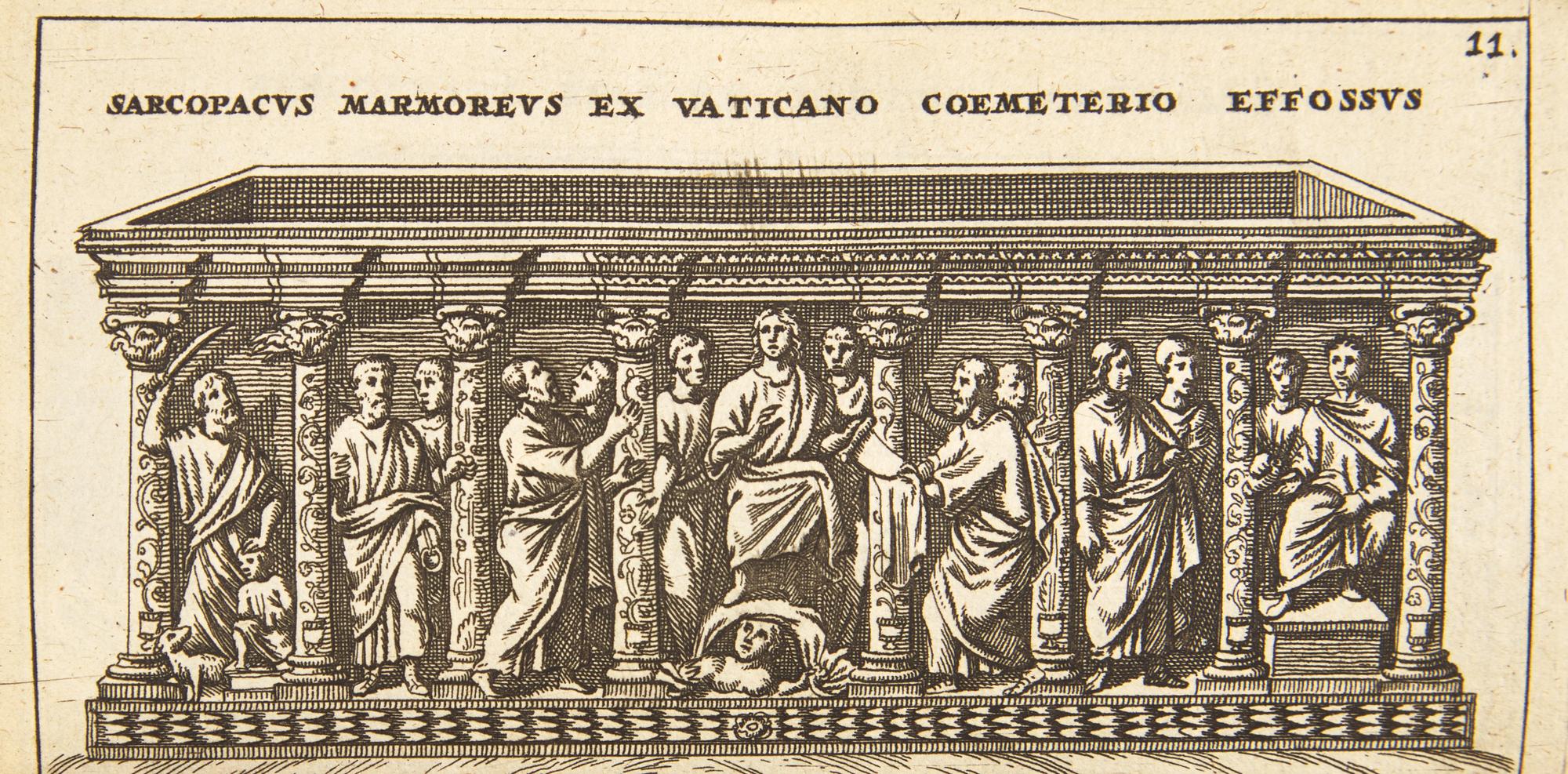 [Early Printing] Bosio, Antonio, and Pauli Aringhi. Roma Subterranea Novissima, in qua Antiqua Christianorum et Praecipue Martyrum Coemeteria, Tituli, Monimenta, Epitaphia, Inscriptiones, ac Nobiliora Sanctorum Sepulchra...