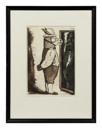 A group of three 20th Century prints (by Aubrey Schwartz and two signed illegibly)