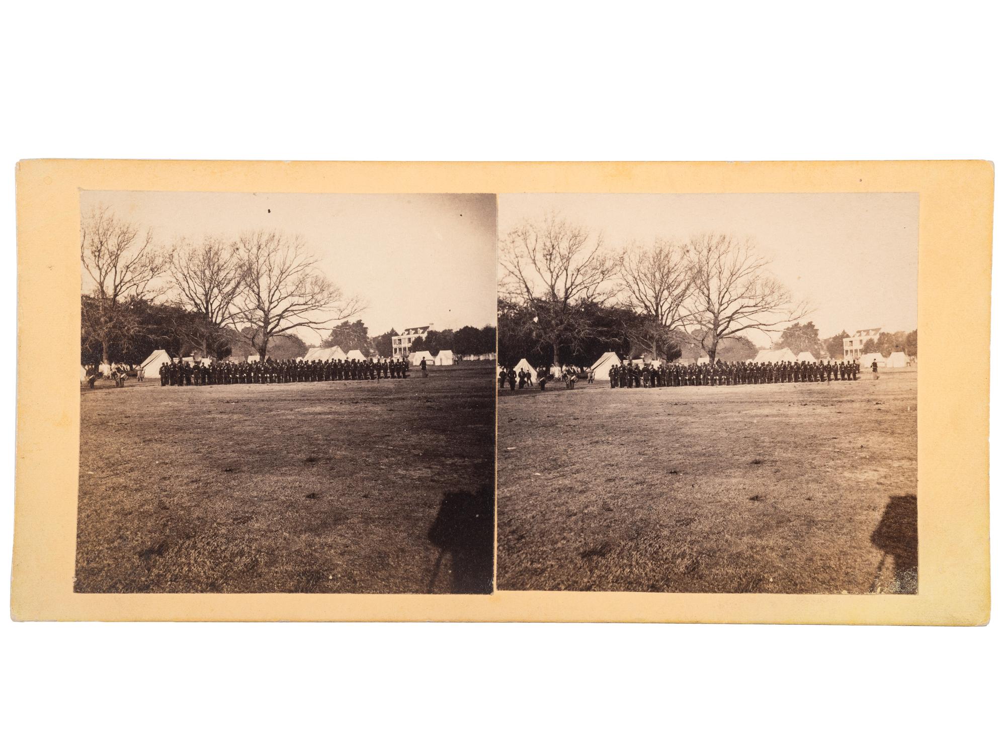 [CIVIL WAR]. SINCLAIR, E.W., photographer for Sam A. Cooley. Colored Guard Mounting, Beaufort, SC .