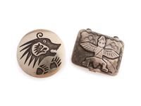 Navajo and Hopi Silver Pill Boxes