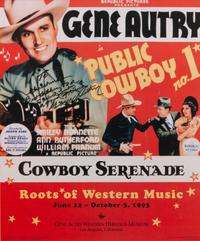 Gene Autry Western Wear and Poster