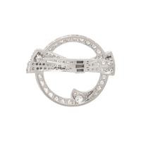 DIAMOND CIRCLE BROOCH
