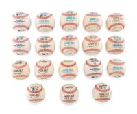 A Group of 18 500 Home Run Club Signed Autograph Baseballs (Beckett Authentication Services),