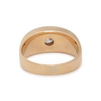 YELLOW GOLD AND DIAMOND RING