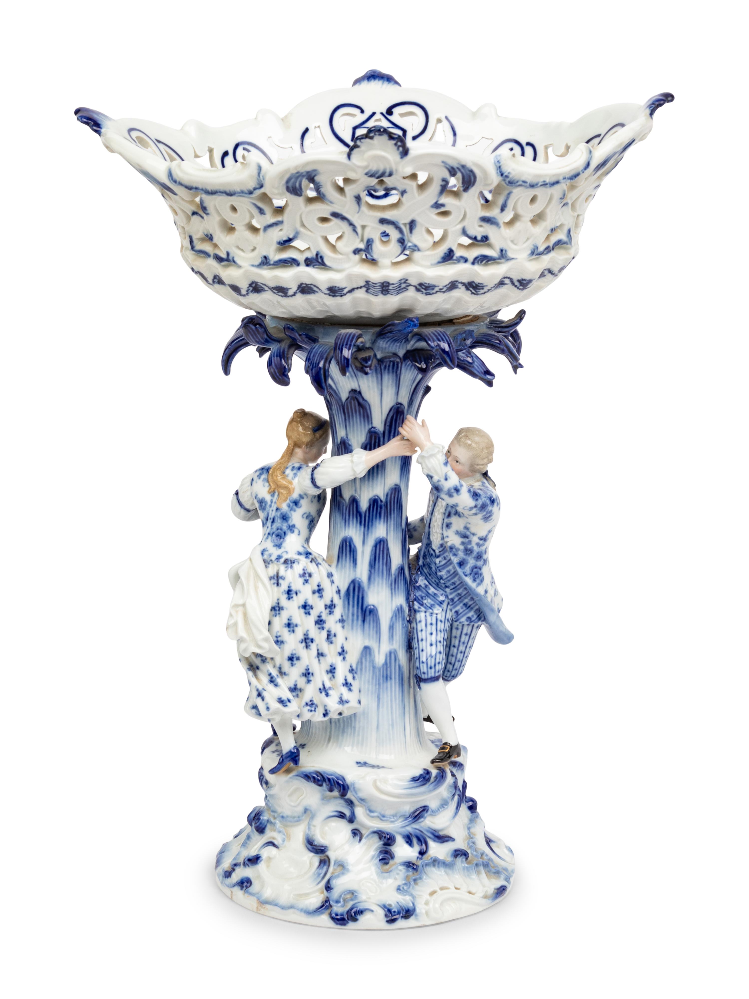 A Meissen Porcelain Centerpiece
