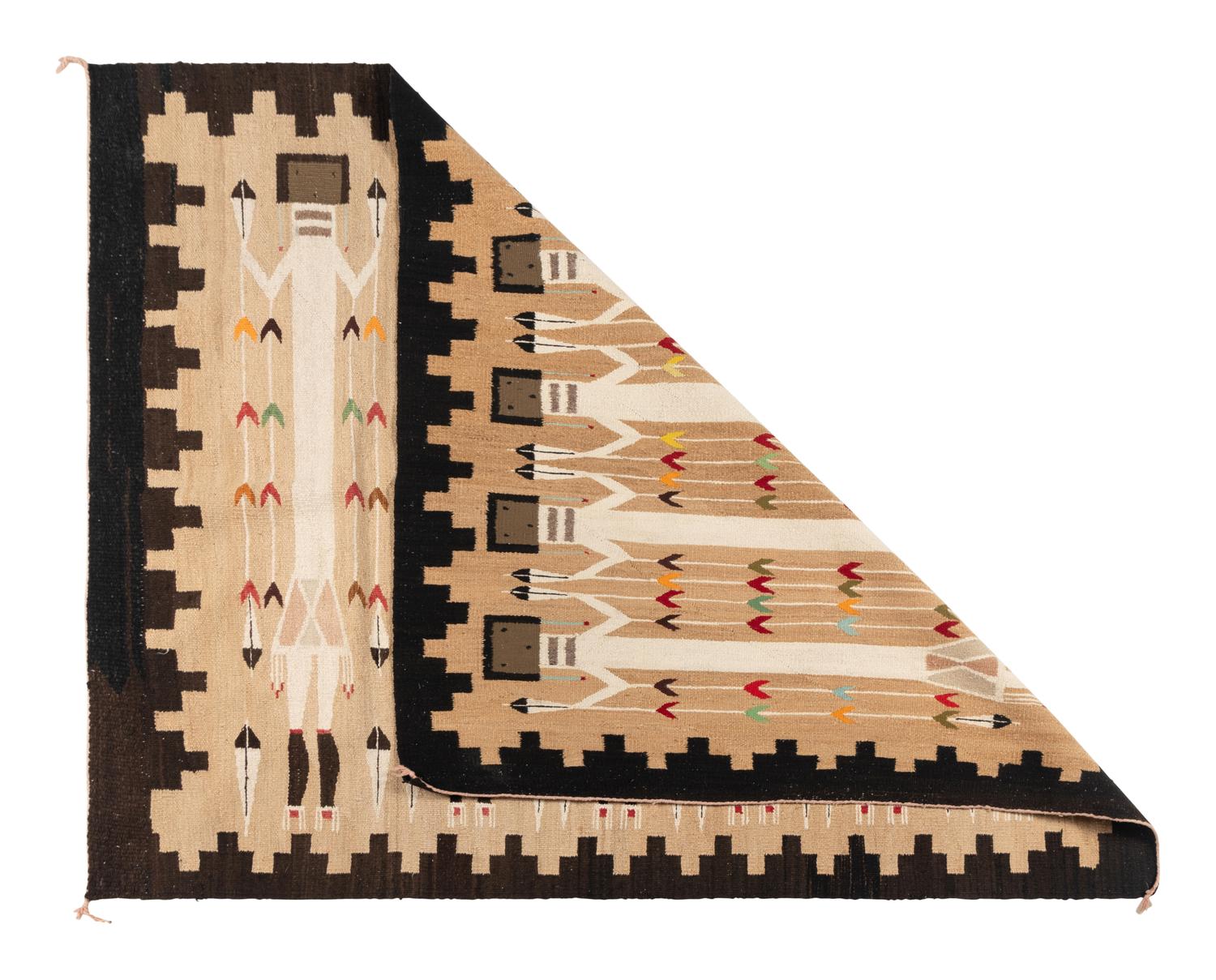 Navajo Yei Weaving [Rug]
