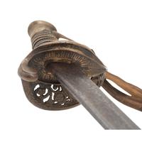 Leech & Rigdon Inside Guard CS Marked Staff & Field Officer's Sword