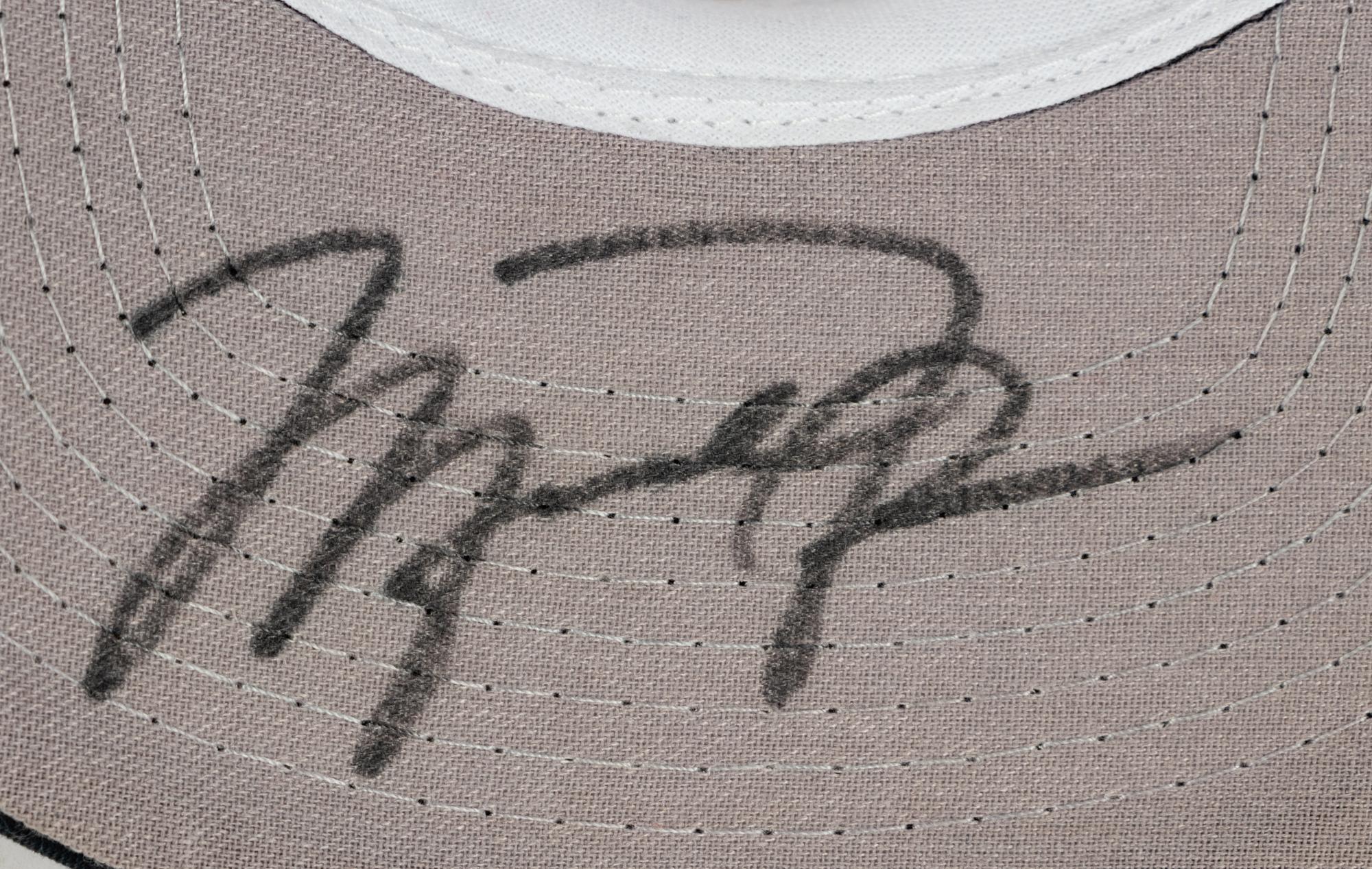 A Michael Jordan Signed Autograph 1998 NBA Finals Hat Cap, Jordan's Last Championship (Beckett Authentication Series BAS Certified),