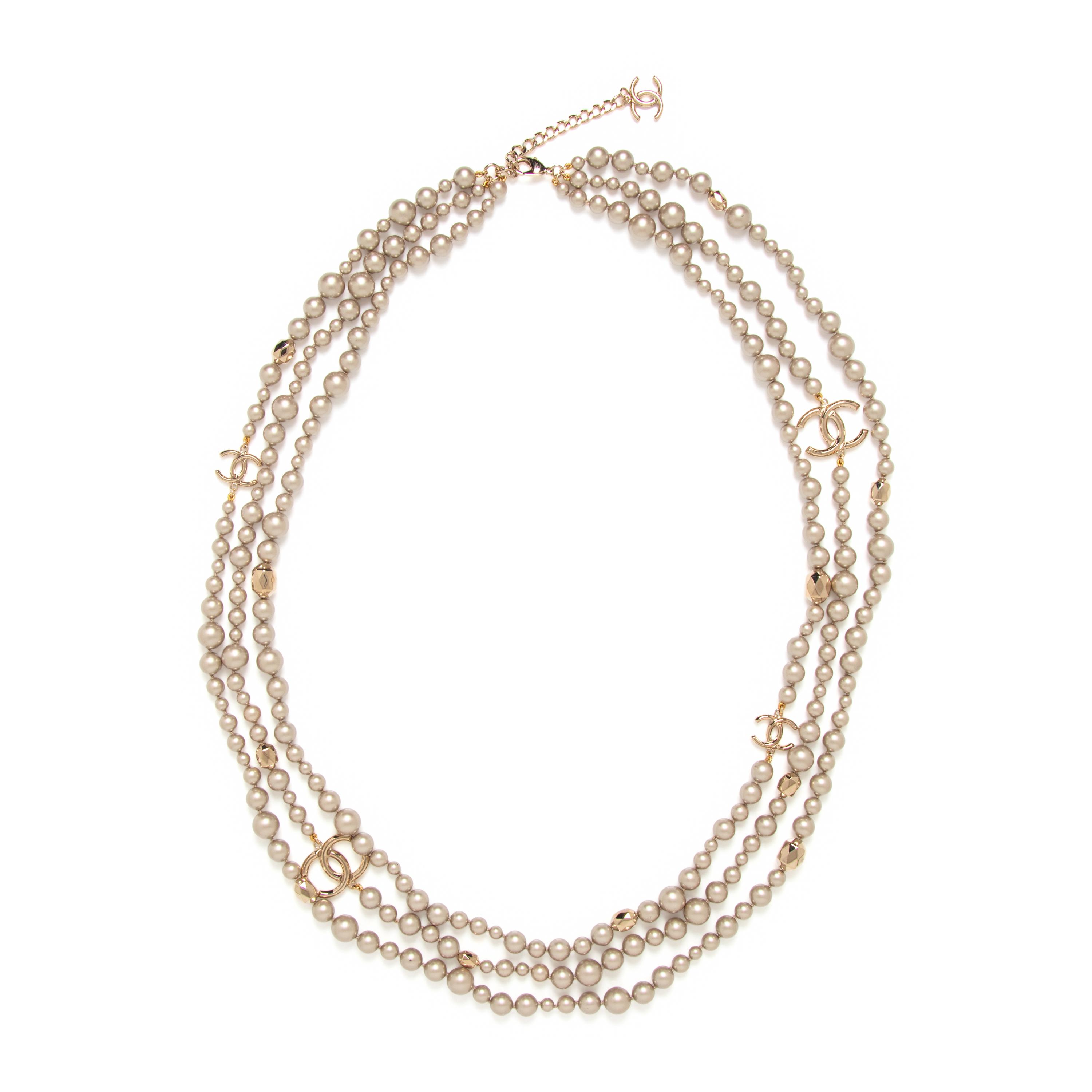 Chanel, Triple-Layered Gripoix Pearl Sautoir