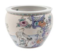 A Chinese Export Porcelain Jardinière