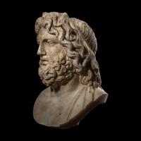 A Roman Marble Head of a God