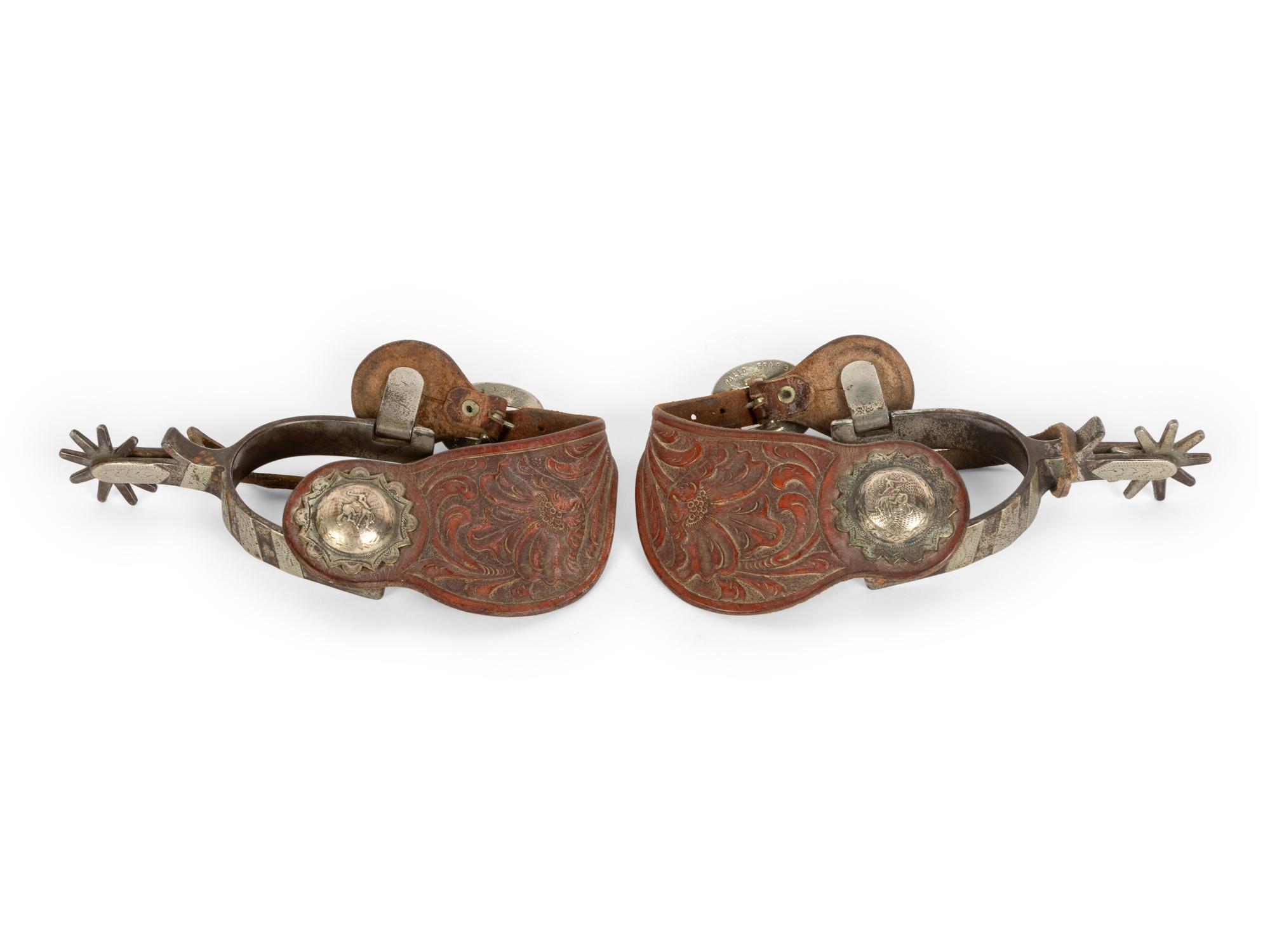 Kelly Brothers Steer Head Spurs and Crokett Spurs